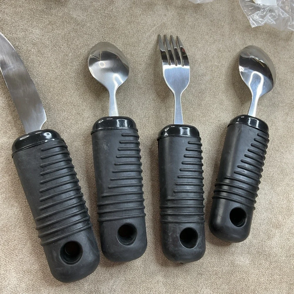 Sammons Preston Sure Grip Utensils Holding disability Lot Of 4